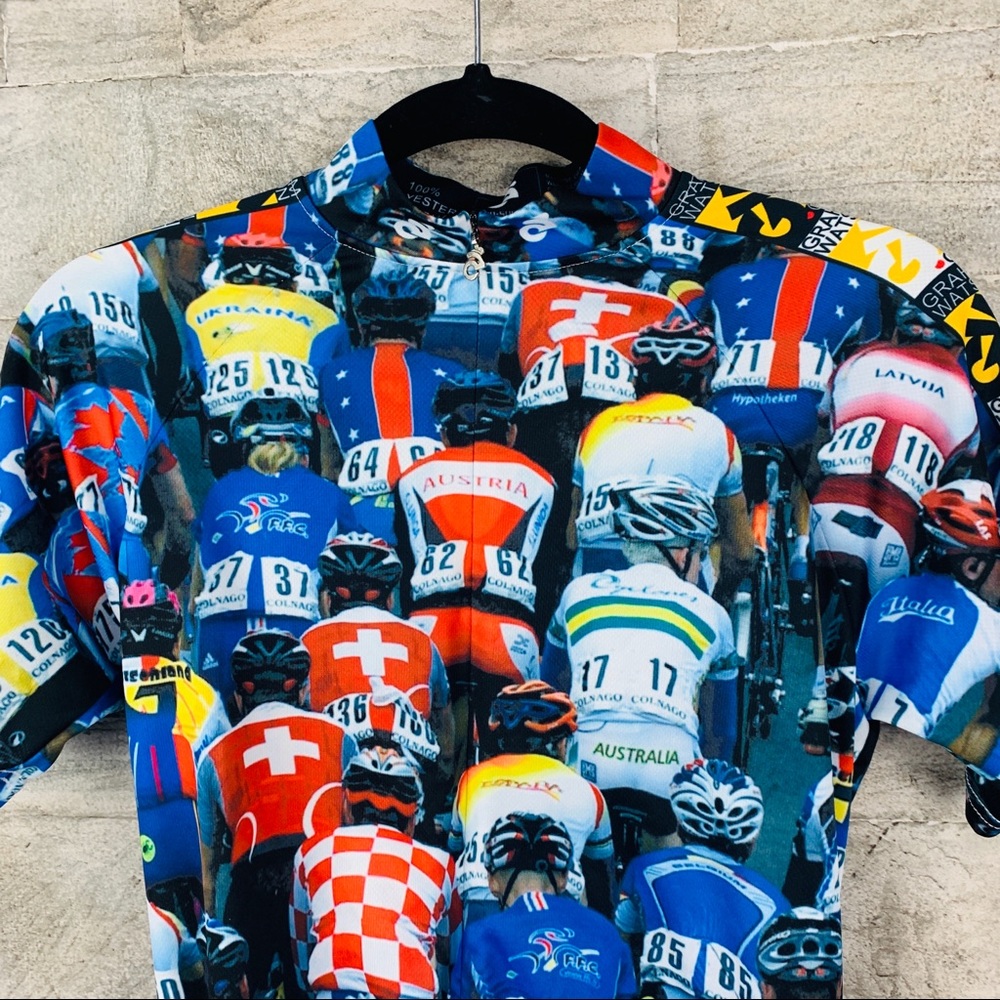 RARE MENS CHAMP-SYS : TOUR de FRANCE CYCLING Shirt - Picture 2 of 7